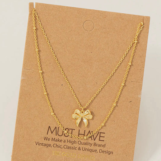 Mini Bow Necklace